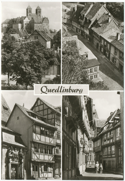 preview Quedlinburg: Stadtansichten, Stiftskirche (Fotos um 1960)
